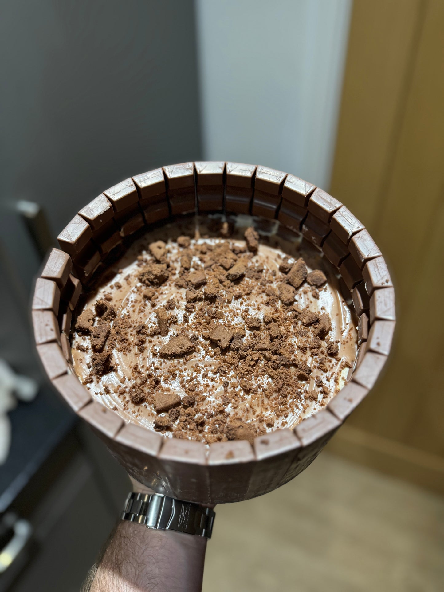 Kinder bar cheesecake (Recipe)