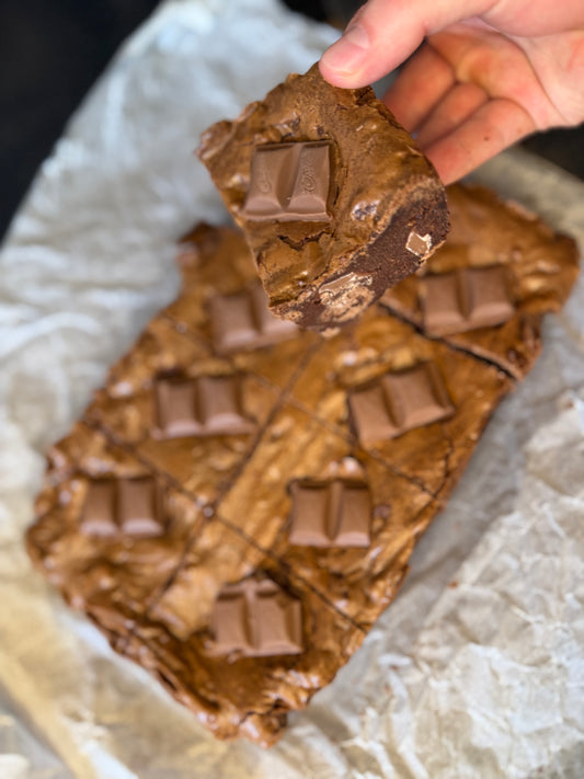 Dairy milk triple choc brownies
