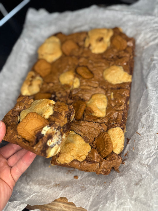 Biscoff brookies