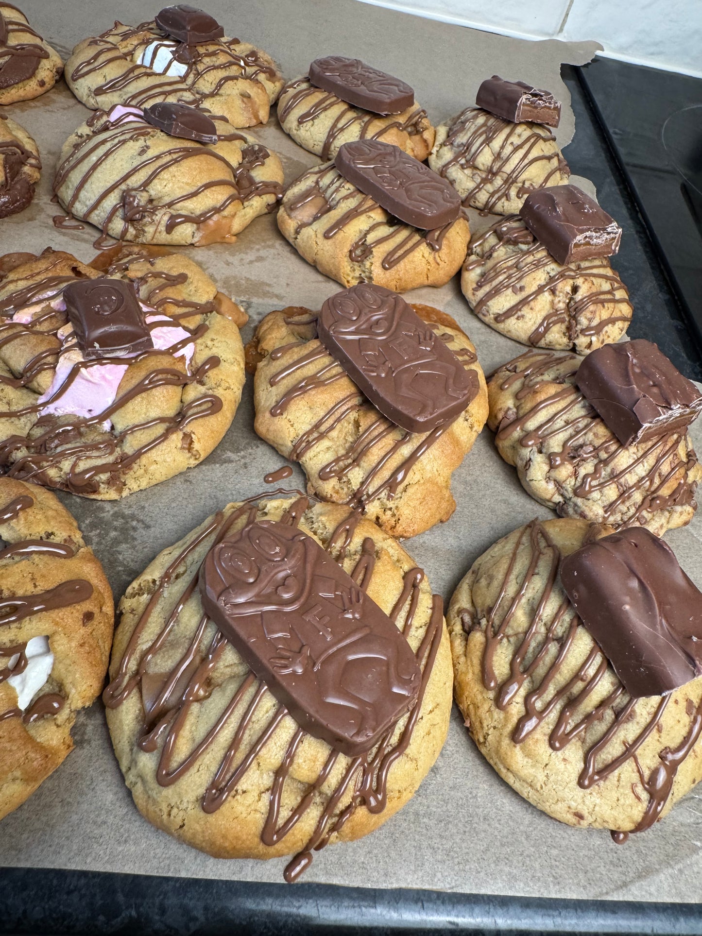 Caramel freddo cookie